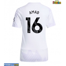 Manchester United Amad Diallo #16 Auswärtstrikot Frauen 2025-26 Kurzarm